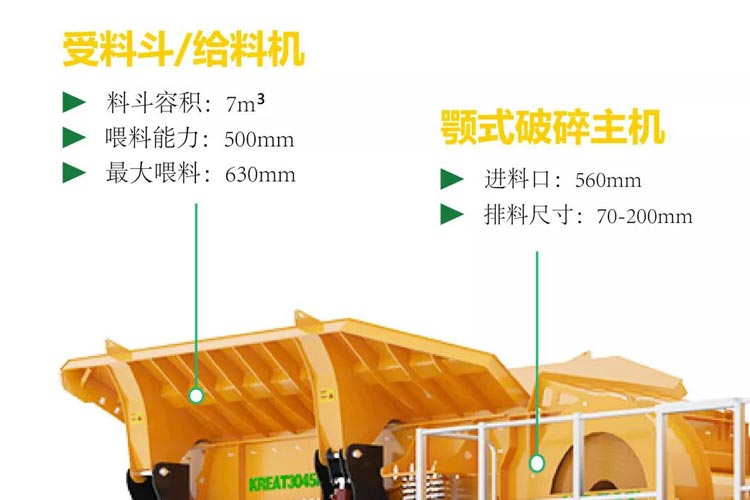 凱瑞特油電兩用型履帶移動鄂式破碎站閃亮登場